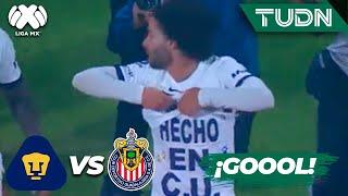 ¡LEY DEL EX! Chino Huerta hace el 2-0 | Pumas 2-0 Chivas | 4tos Final - AP2023 | TUDN