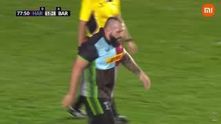  Joe Marler scores crazy try against the Barbarians before drop kicking his own conversion