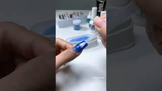 Dip powder nails for all lengths #dipnailtutorials #dipnailsdiy