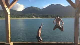 Pier Diving in Hanalei Bay | Things To Do in Kauai | Travel to Hawaii