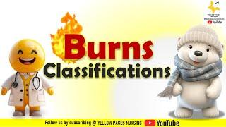 BURNS Classifications |1st -Degree Burns Superficial, 2nd -Degree Burns (Partial-Thickness) & 3rd