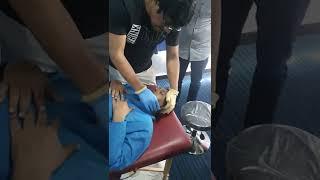 JAW adjustment by Indian Chiropractor Dr.Rajneesh kant