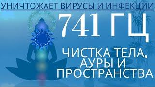 741 Гц. 5-я чакра.  Эта частота очищает клетки от инфекций, вирусов, грибков.