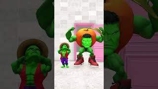 Hulk udin din din dun - Funny Animation #shorts #brainrot #luffy #funny #italianbrainrot