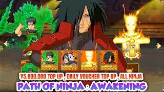 Path Of Ninja: Awakening P-SERVER - ¥5.000.000 All Recharge , Daily Voucher Top Up , All Ninja Box