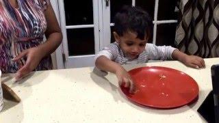 Adee and abhie having dinner