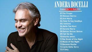 Andrea Bocelli Greatest Hits Full Album - Andrea Bocelli New Songs 2021