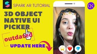 Adding the Native UI Picker to Switch 3D Object in SPARK AR ️ SCRIPT OUTDATED ️