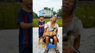 Birthday surprise from Twins Gone Totally Wrong! with the goat 