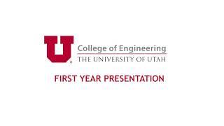 First Year Students Presentation