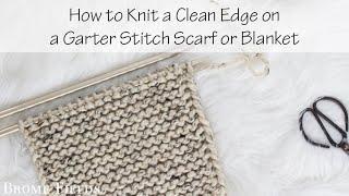 Get the Perfect Edge When Knitting