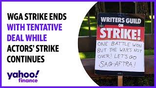 WGA strike ends with tentative deal while actors' strike continues