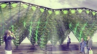 EcoLogicStudio transforms cladding system into a bioreactor with Urban Algae Canopy