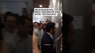 Início de discussão entre Marçal e Nunes marca pré-debate no Flow: "Tchutchuca do PCC"