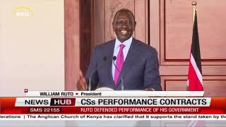 President Ruto says those with doubts on government's performance will be put to shame