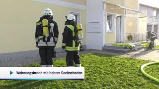 Zimmerbrand in einer Pockinger Dachgeschosswohnung 22.10.2020