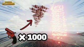 SUB) 대박! 플레어건 1000개 쐈더니 역대급 사건!!What happens when you shoot 1000 flare guns??