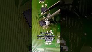 How to Desolder SMD Stepper Motor Driver IC with SMD Rework Soldering Station