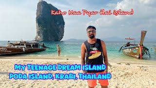 Boat trip to Kaho Naa Pyaar Hai island my teenage dream island Poda island, Krabi, Thailand