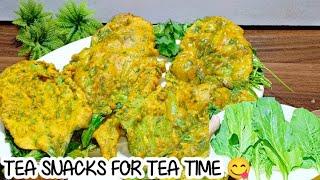 Palak Pakoda Evening Snacks | Easy Snacks Recipe