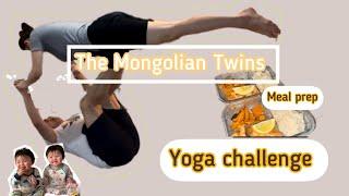 Vlog #22 Yoga Challenge ‍/ The Mongolian Twins