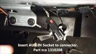 Ford Focus 2006 AUX-IN installation for 6000CD