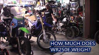 How Much Does WR250E Weigh?