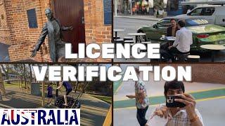 Driving License Verification at VFS Global Perth, Australia 