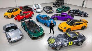 FULL TOUR Of My COMPLETE CAR COLLECTION! NEW MrJWW Garage