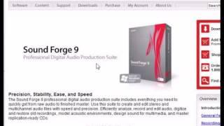 1. Вводный урок по Sony Sound Forge