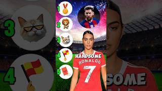 Georgina ranks handsome footballers - Ronaldo vs Messi vs Neymar vs David Beckham vs Erling Haaland