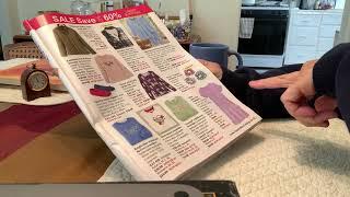 ASMR Relaxing Page Turning, Country Clothing Catalog; Soft Spoken Comments