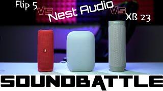 Google Nest Audio : How it compares to JBL flip 5 & Sony SRS XB 23. Smart vs Dumb speakers