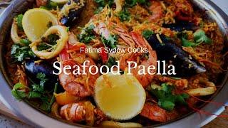 EASY AND DELICIOUS SEAFOOD PAELLA. 