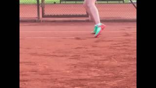 TennisnetTests.com Adidas adizero Clay Women - im Spiel