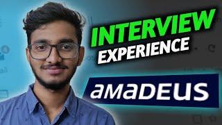 Amadeus interview experience | technical discussion #amadeus