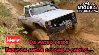 De paseo desde Yabucoa hasta llegar al fango de La ruta offroad en Carite