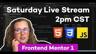 LIVE | Building a Product List with Cart | Frontend Mentor Challenge | Part 1