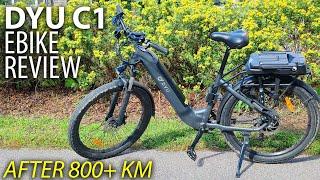 Ebike DYU C1 Review after 800+km