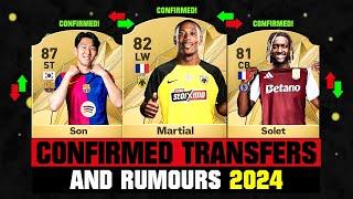 FIFA 25 | NEW CONFIRMED TRANSFERS & RUMOURS!  ft. Martial, Son, Solet... etc