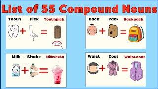 Lesson 69: Compound words | Learn English vocabulary with pictures #compoundwords