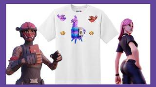 Custom t-shirts for my brother | Lama for FORTNITE