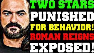 WWE News! JD McDonagh REACTS! TWO Stars PUNISHED Due To Behavior! Drew Mcintyre EXPOSED Roman Reigns