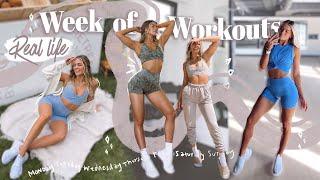 A FULL WEEK OF WORKOUTS! My Current Workout Routine