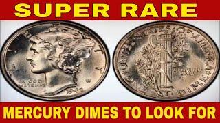 TOP 12 MOST VALUABLE MERCURY DIMES! MERCURY DIMES VALUE!