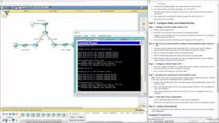 Cisco RnS - Lab 6.2.2.4 Packet Tracer - Configuring IPv4 Static and Default Routes