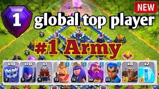 Best Th13 attack strategy in clash of clans! Global top #1player army! Mass Yeti Legend Push Attack