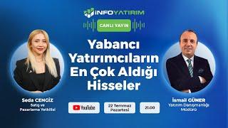 Yabancı Yatırımcıların En Çok Aldığı Hisseler | İsmail Güner Yorumluyor | İnfo Yatırım