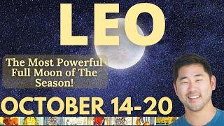 LEO - Incredible Fated New Path W/ Full Moon! October 14-20 Tarot Horoscope