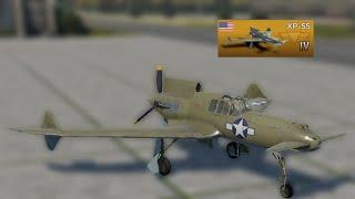 War Thunder Mobile | Aviation OBT: XP-55 gameplay